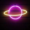 Neon Light Party LED Aliens ET Earth Planet Rocket Led Night Light for Bedroom Decor Neon Sign Wallpaper Christmas decoration. 