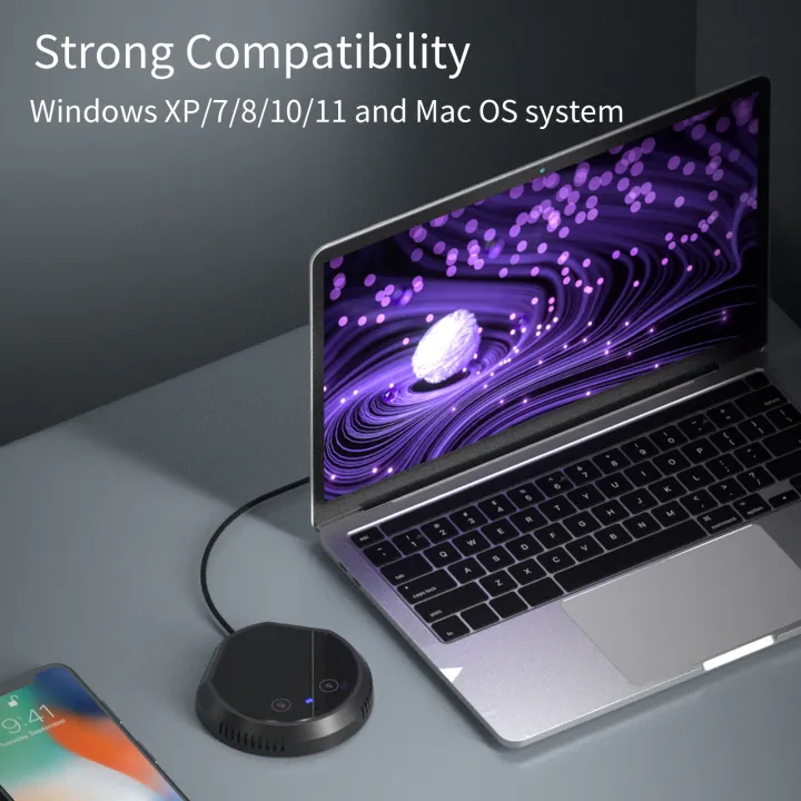 Desktop%20USB%20Conference%20Speakerphone%20Microphone%20361%C2%B0%20Omnidirectional%20Condenser%20Plug%20&%20Play%20PC%20Computer%20Mic%20-%20Image%204