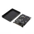 Hard Drive Box mSATA SSD to IDE 2.5 inch PATA / Interface Parallel Port Disk. 