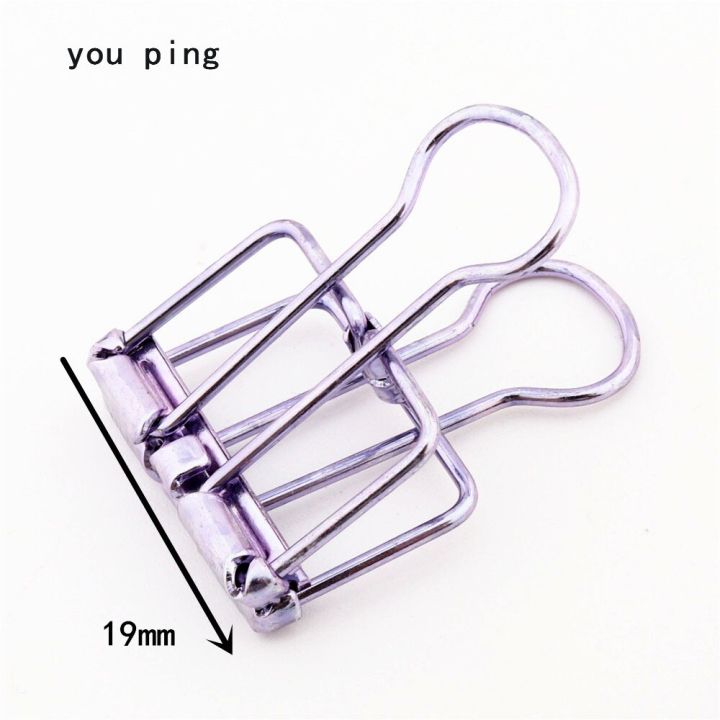 Paper%20Clip%20Bookmark%20Binder%20Metal%20Clamp%20Clips%20Multicolor%20Office%20Supplies%20School%20Student%2019Mm(Green%20-19Mm)%20-%20Image%208