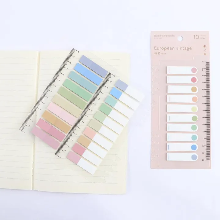 Student Stationery Bookmark Loose-leaf Self Adhesive Sticky Notes Page ...