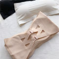Girls Ice Silk Strapless Bra Seamless Crop Tube Top Bralette for Women Soft Bras Large Size Bustier Tops Summer Underwear. 