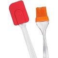 Cake Baking Spatula And Brush Set mix color. 