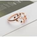 Olive Tree Leaves Design Ladies Ring For Girls. 