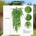 2 Pack Artificial Hanging Plants Fake Ivy Leaves Wall Decoration for Indoor Outdoor, Greenery Home Decor Faux Vine. 
