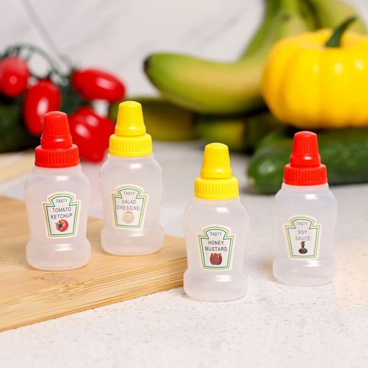 4/8pcs%20Mini%20Sauce%20Bottle%20Refillable%20Ketchup%20Honey%20Tomato%20Salad%20Containers%20Bottles%20Portable%20Sauce%20Jars%20Storage%20Dressing%20Dispenser%20-%20Image%206