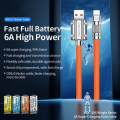 WEKOME Ask the World Machine Guest Cable 6A Super Fast Charging PD20W/100W Data Cable Flexible Explosive Thicker Charging Cable. 