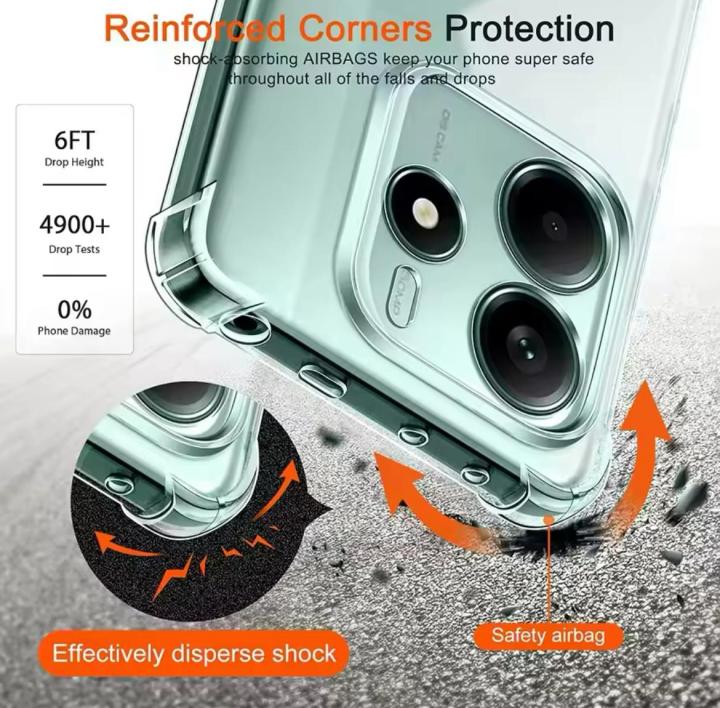 Cammy%20Redmi%20Note%2014%205G%20Shockproof%20Case%20-%20Transparent%20Protective%20Clear%20Back%20Cover%20Silicone%20Bumper%20Soft%20Case%20For%20Girls%20Boys%20Cute%20New%20Back%20Covers%20-%20Image%203