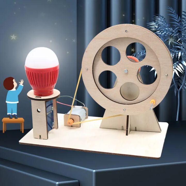 STEM Toys science toys DIY Mini Hand Crank Generator DIY Science ...