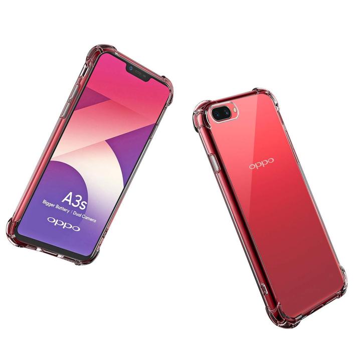 Luxury%20Transparent%20Airbag%20Bumper%20Case%20For%20OPPO%20A3s%20Crystal%20Transparent%20Premium%20Quality%20Shockproof%20Protective%20Phone%20ShellOPPO%20A3s%20Soft%20TPU%20Cover%20Case%20-%20Image%204