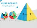 High-quality large size rubic triangle with high rotation speed. 