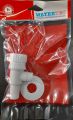 Watertec Angle Valve 1/2'' Malaysia PVC Round Bathroom. 