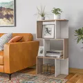 VTEC Modern Bookshelf / 3-Tier / Ornament Rack/ Simple shelf/ Bookcases /  Shelves / Objects Display/  Home Decor / Modern Furniture / Multifunctional bookcase / Combination Floor Cabinet / Wooden / Simple  / Storage & organisation. 