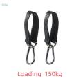 150kg Swing Hanging Straps Kit Gym Hanging Strap Webbing W/ D-ring Hooks. 