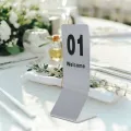 Stainless Steel 1-10 Double-side able Numbers Props for Wedding Party Decoration. 