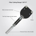 Universal Oil Filter Cutter Replace 77750 Fit for Filter Cutting Range 2 3/8Inch-5Inch( Black ). 