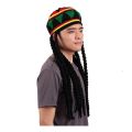 Rhasta Rasta Hat Jamaica Beanie Knit Crochet Slouchy Bob Marley Reggae Style Cap Green/ Yellow/ Black/ Red. 
