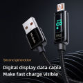 Mcdodo Micro USB Cable 3A Quick Charger For Redmi Note 5 Pro Samsung VIVO OPPO Huawei Xiaomi Micro USB Cable Digital Display Data Cord 18W Fast Charging. 