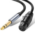 3.5 mm to XLR 3 Pin Male to Female Stereo Audio Cable For Microphone Phone Amplifier Computer Speaker Guitar Mixer Adapter Cable. 