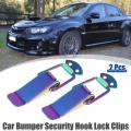 Universal Security Hook Lock Clip Kit Bumper Quick Release Hook Lock Clip For Racing Car. 