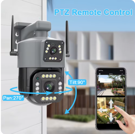 G6%20Dual%205Mp%20%7C%20WiFi%20HD%20Wireless%20Dual%20lens%20CCTV%20Camera%20360%20view%20with%20HD%20Infrared%20Night%20Vision%20Indoor/Outdoor%20-%20Image%204