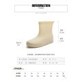 Women's Fashion Four Seasons Universal Waterproof Shoes Rain Boots Non-Slip Warm Work Kitchen Women's Rain Boots Mid-Calf Rubber Boots. 