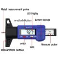 Car Tyre Tire Thickness Gauges Depth Gauge Digital Tyre Tire Tread Depth Gauge Caliper Tyre Wear Detection Measuring Instruments. 