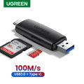 UGREEN 2 in 1 Card Reader USB 3.0 SD TF OTG Type C Smart Memory Card Reader for Redmi note 7/Samsung A30/A50/A70/S10/S9/Note 9/Huawei Nova 3e /mate 10/P20 Samsung S8/S9/Note9 etc.. 