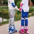 Children the Skating Shoes Children Roller Skates Boys and Girls3-5-7-9-12Roller Skates-Year-Old Children Roller Skating Shoes Set. 