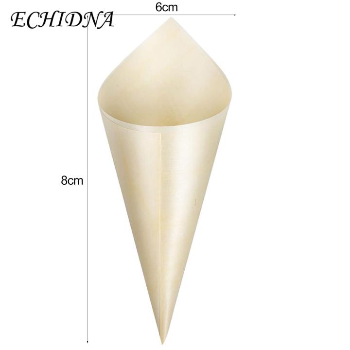 ECHIDNA%20Ice%20Cream%20Cones%20Heat-Resistant%20Ice%20Cream%20Dessert%20Wooden%20Cones%20-%20Image%202