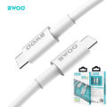 Genuine BWOO X192 65W Type C to C PD Fast Charging Date Cable For Laptop Smartphones. 