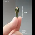 FEELLAB 1:64 Defeat Surrender Book Officer Soldiers Bow Male Miniature Doll Model Mini Sand Table Villain Garage Kits Ornaments. 