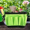 Garden Tool Storage Bag Multi Pockets Heavy Duty Gardening Tote Bag Organizer Gardening Hand Tools Bag Reusable for Gardening Lawn Yard. 