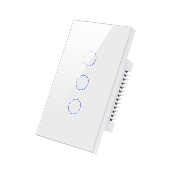 Smart Wall Switch LED Light Switches 1/2/3/4 Gang Smart Touch Sensor US ...
