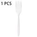 1/5/10/20Pcs Kitchen Disposable Degradable Fork Spoon Takeaway Fast Food Fruit Salad Tableware Heat Resistant Waterproof Oil-Proof Cutlery. 