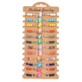 NEW 12pcs/set Bohemian Colorful Elephant Animal Charms Braided Bracelets Women Crystal Bead Rope Chain Yoga Bracelet Anklet Jewelry. 