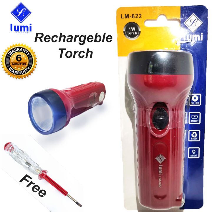 Rechargeable Light Lumi Rechargeable LED Torch Rechargeable LED Torch Flashlight Torch Uses Chargeable Home Use Camping  Rechargeable Torch