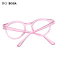 OQ BOGA 5 Colors Fashion Unisex Anti Blue Light Plastic Oval Frame Kids Computer Glasses Boys Girls Eye Protection Radiation Protection Full Rim Eyewear. 