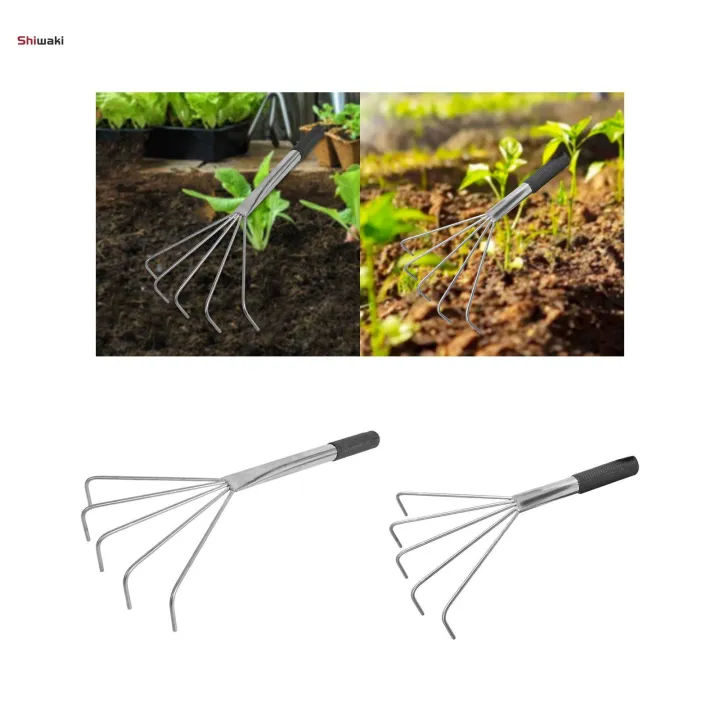Gardening%20Hand%20Rake%20Grass%20Rake%20for%20Sweep%20Leaves%20Tilling%20Soil%20Loose%20Debris%20Handle%20length%2028cm%20-%20Image%207