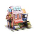 3D Puzzle House For Kids Leaning Children Hand Made Jigsaw Puzzles House. 