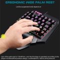 Shipadoo F6 Wired Single Handed RGB Backlight Gaming Keyboard 39 Keys One Hand Ergonomic Game Keypad for PC Laptop Pro PUBG Gamer. 