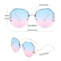 Pink Fashion Sunglasses Beach Style Metal Vintage Ladies Stylish Design Over sized Square Sunglasses For Women/Girls. 