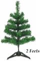 Christmas Tree Artificial Green Christmas Trees 2ft / 3ft Xmas Tree With Solid Plastic Legs X-mas Tree for Christmas Décor Living Room Indoor Outdoor- Christmas Decorations Items- Christmas Gift. 