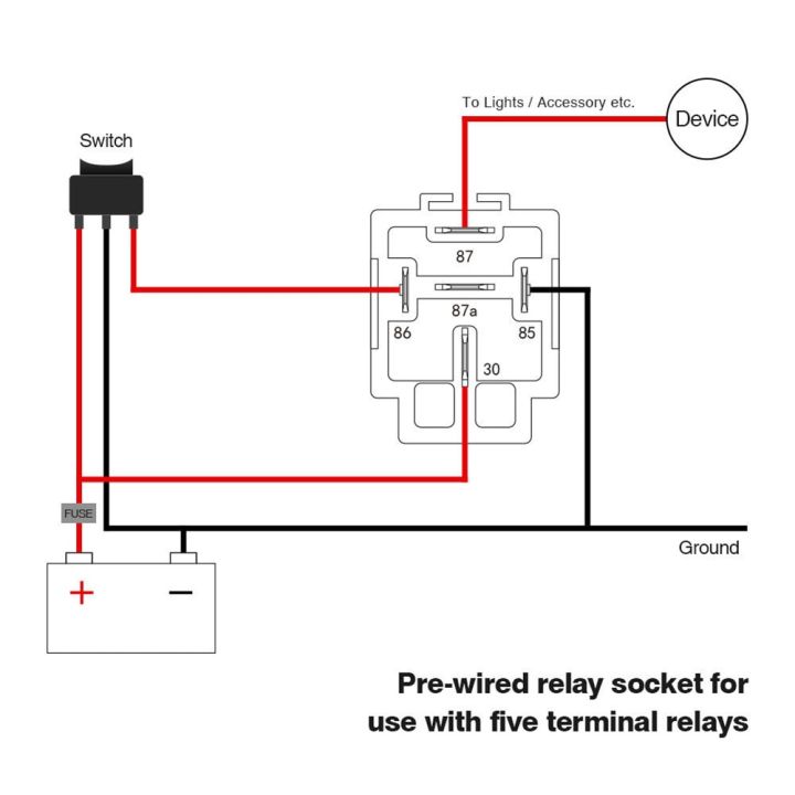Fuse%20Relay%20Switch%20Harness%20Set%20LED%20Work%20Light%20%20%20Rocker%20Switch%20Wiring%20Harness%20Kit%2012V%2024V%20DC%204-Pin%20SPST%20Automotive%20Relays%20-%2024V%20-%20Image%205