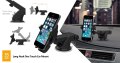 Phone holder - Universal Car Phone Holder Stand Multifunction Adjustable 360 Degree Rotating Simple Tablet Car Holder Stands Car GPS Charger Hanger Cell Phone Car Accessories Mounts & Holders for Smart Phone Mobile Phone Car Holder Black Cars Kit High Qua. 