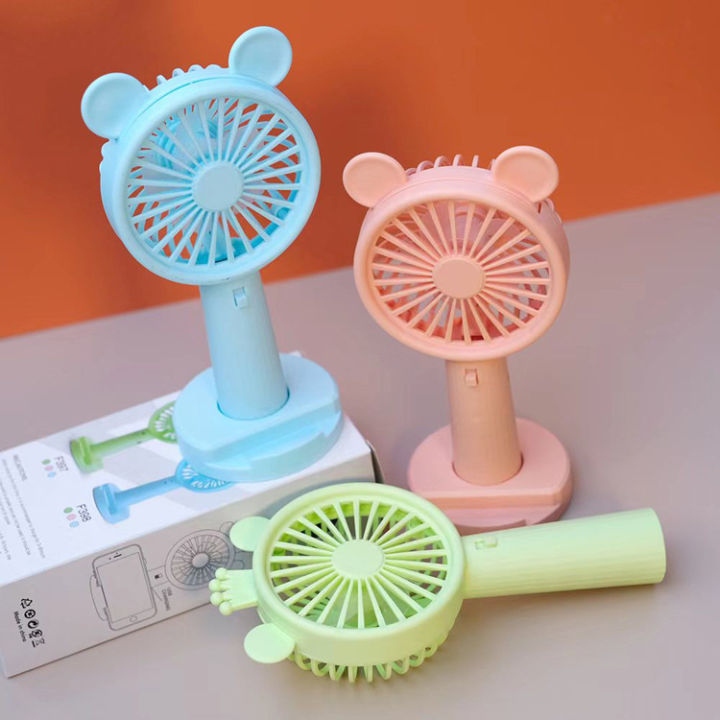 Animal Handheld Bracket Fan USB Electric Fan Student Cute Mini Fan ...