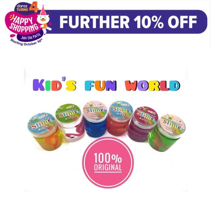 Slime clay DIY Crystal Mud Play Transparent Magic Plasticine Kid Toys Fluffy Slime Glue For Slimes Colored Toy For Children