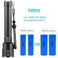 XHP90.2 Powerful 26650 LED Flashlight USB Rechargeable XHP70.2 Tactical Light 18650 Zoomable Waterproof Torch Light. 