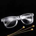 Higher Grade Retro Design Clear Lens Not Computer Glass  Transparent Frame And Lens Sunglasses Unisex Ladies and Men Clear Lens Protection Lens Stylish Girls And Boys Clear Lens Nurd Glasses in Daraz Flyer. 