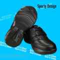 [ READY STOCKS] LINE7 Original 1109 School Black Shoe Junior / Kids School Shoe PVC Kasut Hitam Sekolah 学生黑鞋校鞋. 